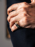 Signature Muh-e-Najaf (Rutile Quartz) Ring for Men – 925 Sterling Silver